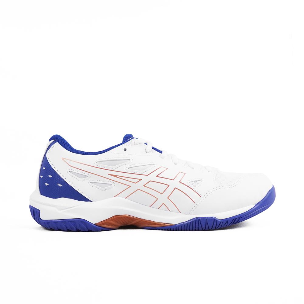 Asics Gel Rocket 11 2E Wide White Monaco Blue Unisex Sneakers 1073A077-100