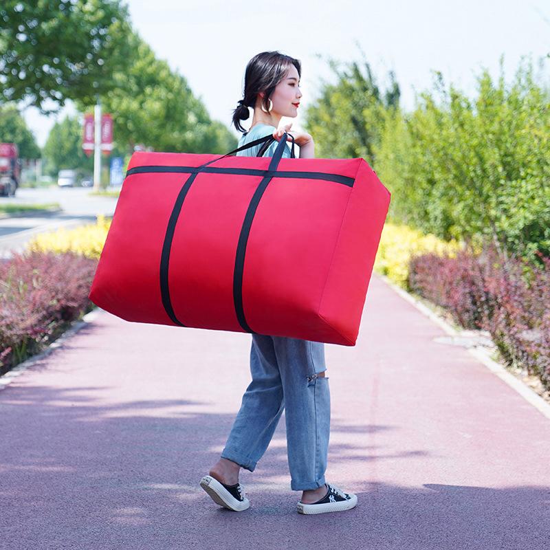 Reusable Waterproof Moving Bag Extra Large Laundry Storage Packing Tote for Grocery Shopping Camping College Dorm Room