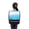 MESRINA School Backpack with Storage and for Girls and Boys Cover, Transparent, Reflective, Pocket, Simple, Cute, Stylish, (Black)
