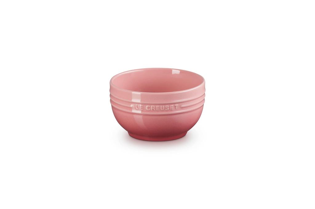 Le Creuset Bowl, Deep Plate, 500ml, Rose Quartz, Heat and Cold Resistant, Microwave, Oven, and Dishwasher Safe [Official Japanese Product]
