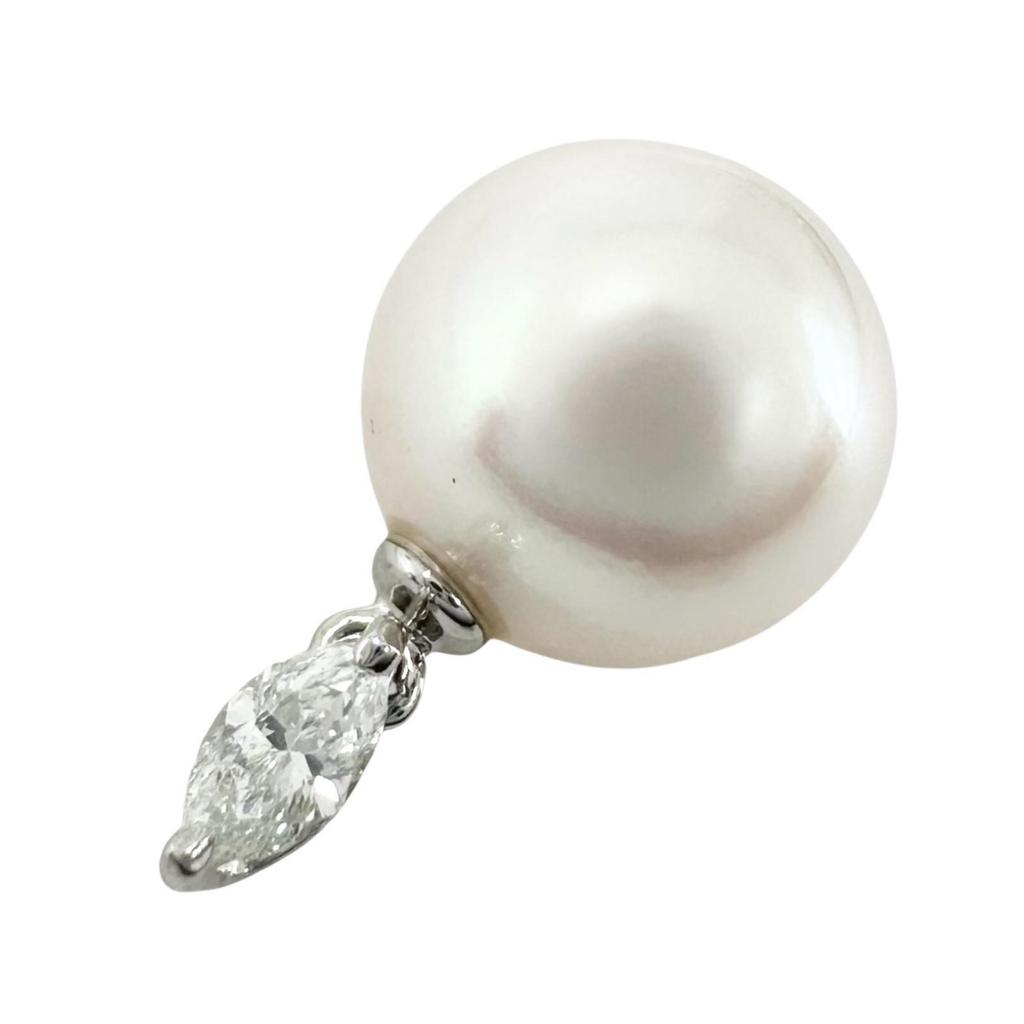 Pendant Top Silver Women Pearl Used