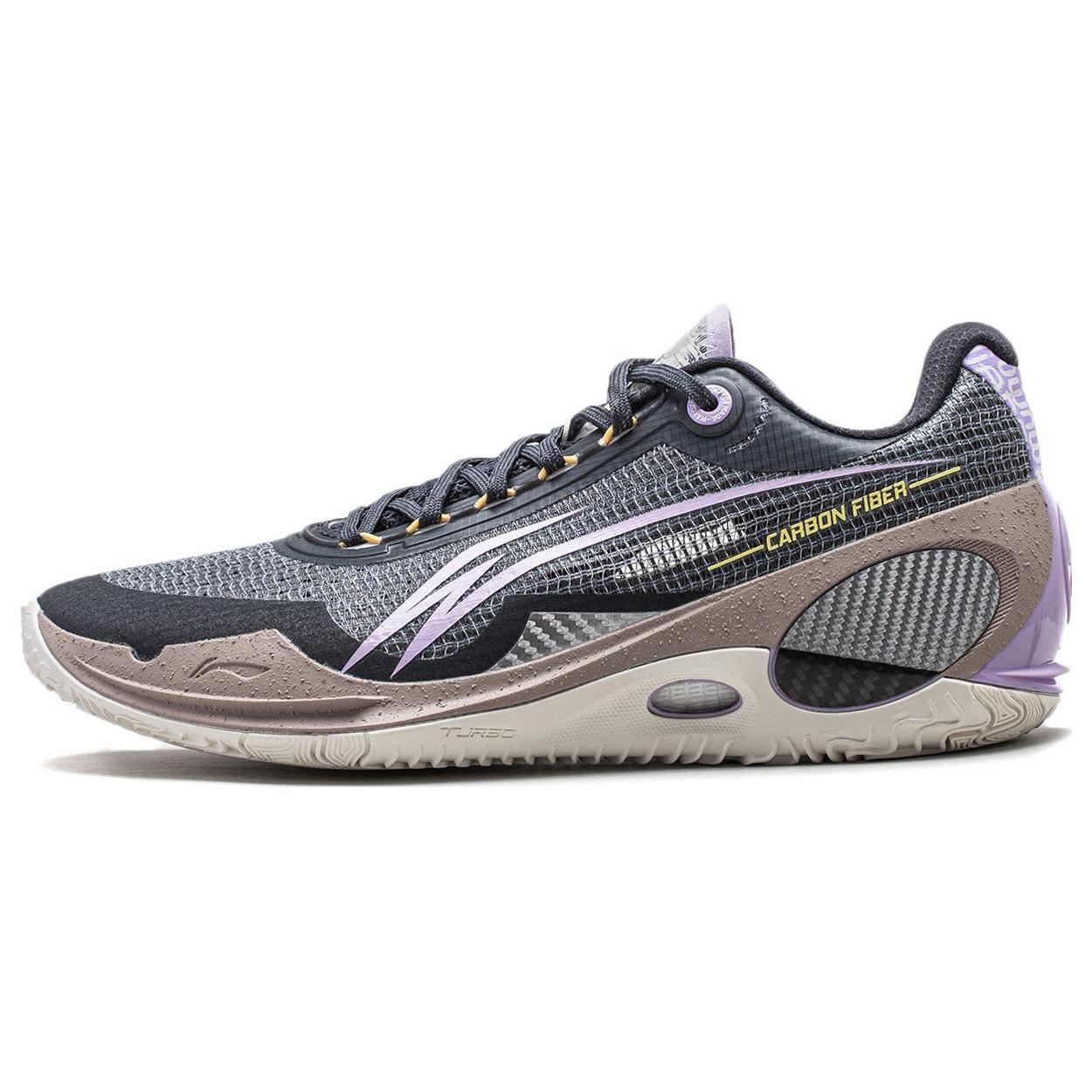 

Li Ning Wade 808 3 Ultra Slip Resistant Abrasion Resistant Low top Basketball Shoes Men s Black Purple ABAT051-10 42