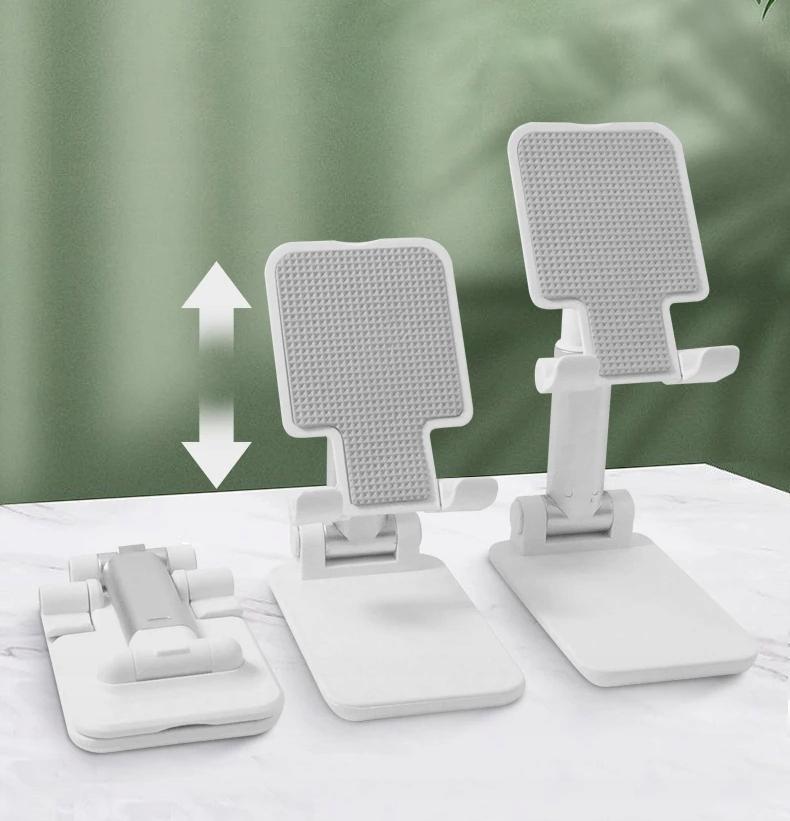Stand Tablet Phone Holder For Desk Foldable 4-13" Black