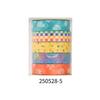 Creative cute cartoon washi tape set, butterfly, floral, geometric pattern print design, journal decoration gift masking tape