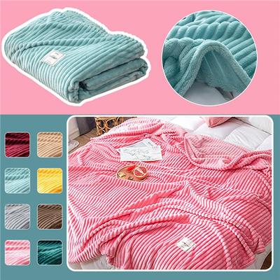 Throw Blankets Flannel Fleece Throw Blanket Plush Cozy Soft Blankets Nap Blanket Soft and Smooth Coral Fleece Blanket