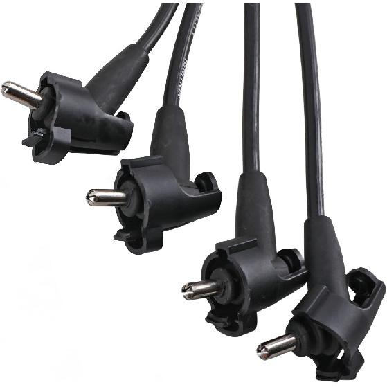 ST-4153 Ignition Spark Plug Wire Set, 5mm, 4 Pcs, for 1993-1997 Geo Prizm, Toyota Corolla