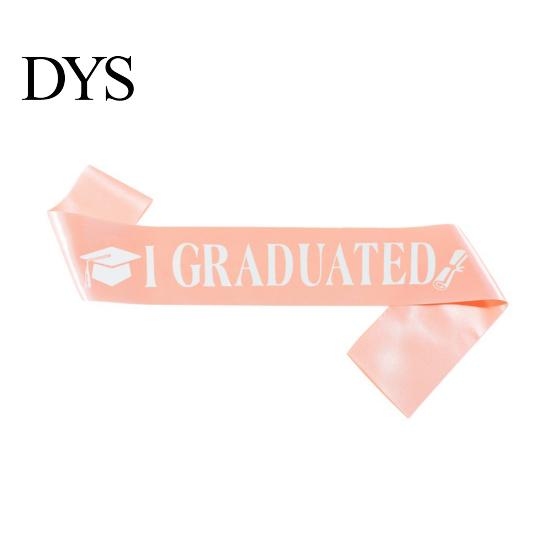 Graduation Ceremony Sash Class of 2026 Grad Honor I Adjustable Graduated Satin for Congrats Graduates Party Supplies Customizable Length