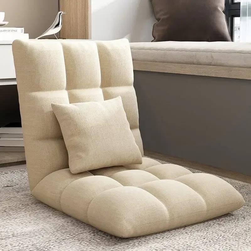 Floating Window Chair Lazy Person Sofa Single Person Tatami Bedroom Balcony Dormitory Small Bed Backrest Chair Folding