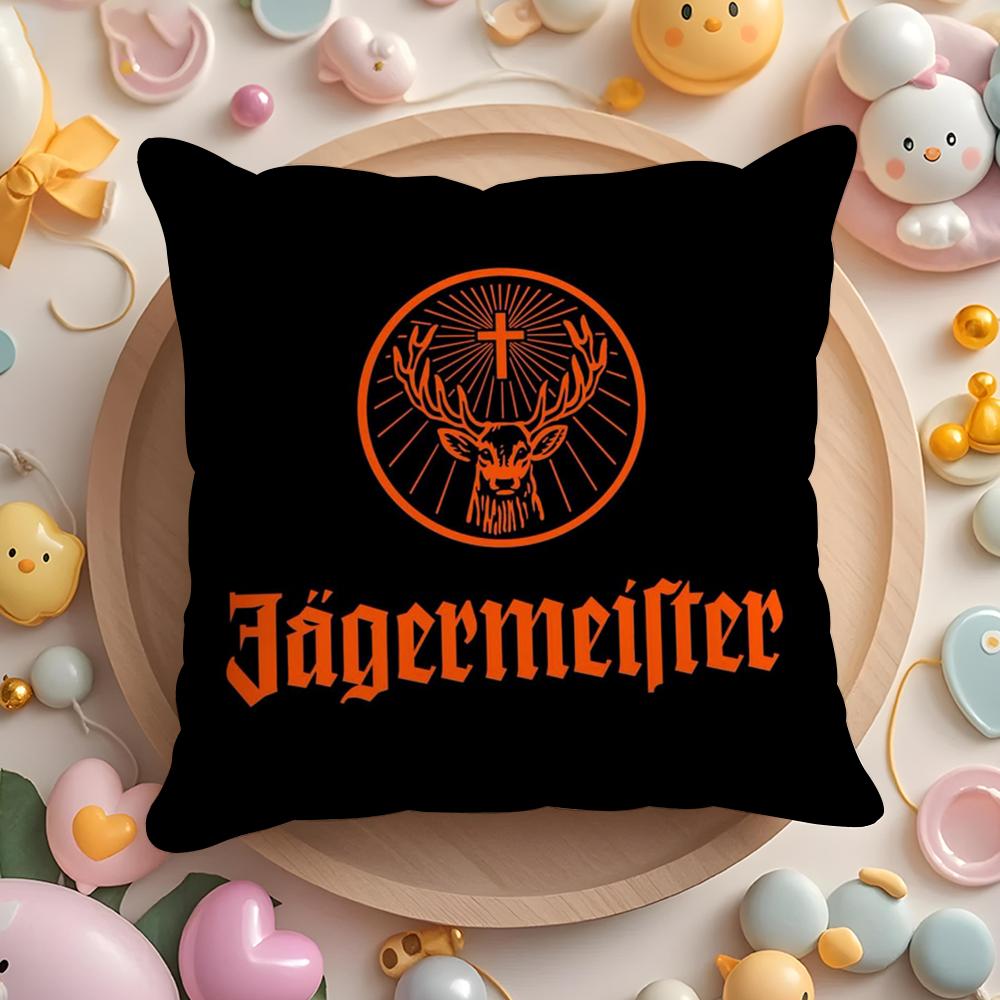 J-Jager-M-Meisters-S Cushion Cover Short Plush Double-Sided Printing Home Machine Washable In Warm Winter Pillow Case
