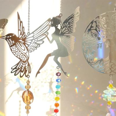 Kristall Sonnenfänger Prismen Regenbogen Jäger Fenster Windspiel Lebensbaum Haus Auto Dekor Kunst Hängender Anhänger