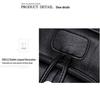 Versatile Women's PU Leather Backpack - Customizable Labels & School Bag