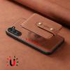 DENIOR D14 For Samsung Galaxy S23 Case Kickstand Card Slots Hybrid Phone Cover Magnetic Case