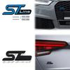DRZG2 Car Accessories Metal Grille Emblem Rear Trunk Body Badge Sticker For Ford ST LINE Focus Fiesta Ecosport Kuga Mondeo Everest
