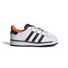 Adidas Originals Superstar El Comfortable Versatile Shock Absorbing Low Top Walking Shoes Baby Shoes White Black FV3693