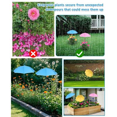 Pflanzenschirme für Außenpflanzen, Verstellbarer Gartenschirm, Sonnenschutzabdeckung für große Pflanzen
