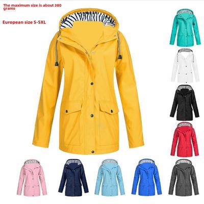 Wasserdichte Windjacke für Damen: Herbst/Winter Outdoor-Bergsteigerjacke