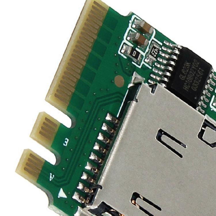 Lecteur TF Hot Swappable vers M.2 Clé A/E Transfert de Fichiers Rapide pour Mises à Niveau de PC