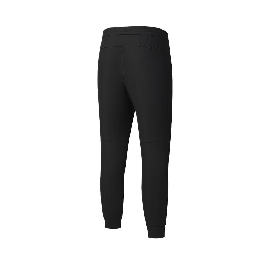 FILA A.P. Classic Trendy Casual Solid Color Knitted Sports Pants Men Bottoms Deep-Black A11M521617ABK