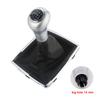 Auto Parts 5/6 Speed Gear Shift Knob With PU Leather Boot For Mercedes Benz W204 C204 C63 C300 C250 W207 A207 W212 2007-2013