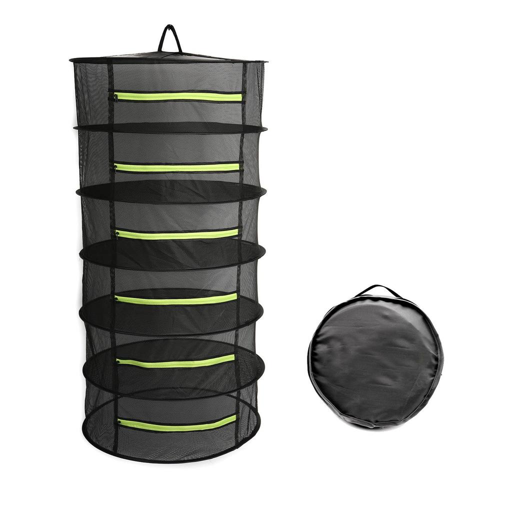 Herb Drying Rack: 2 to 8 Layer Folding Basket for Plant Preservation