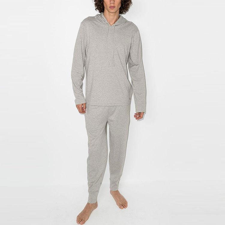 Felpa con cappuccio Polo Ralph Lauren con logo ricamato a tinta unita Uomo felpe Grigio 714844760-002