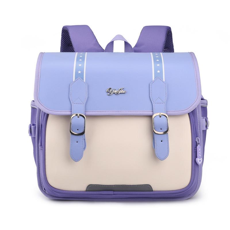 Stylish Colorful Student Backpack High Quality Pu Nylon Fabric For Boys And Girls