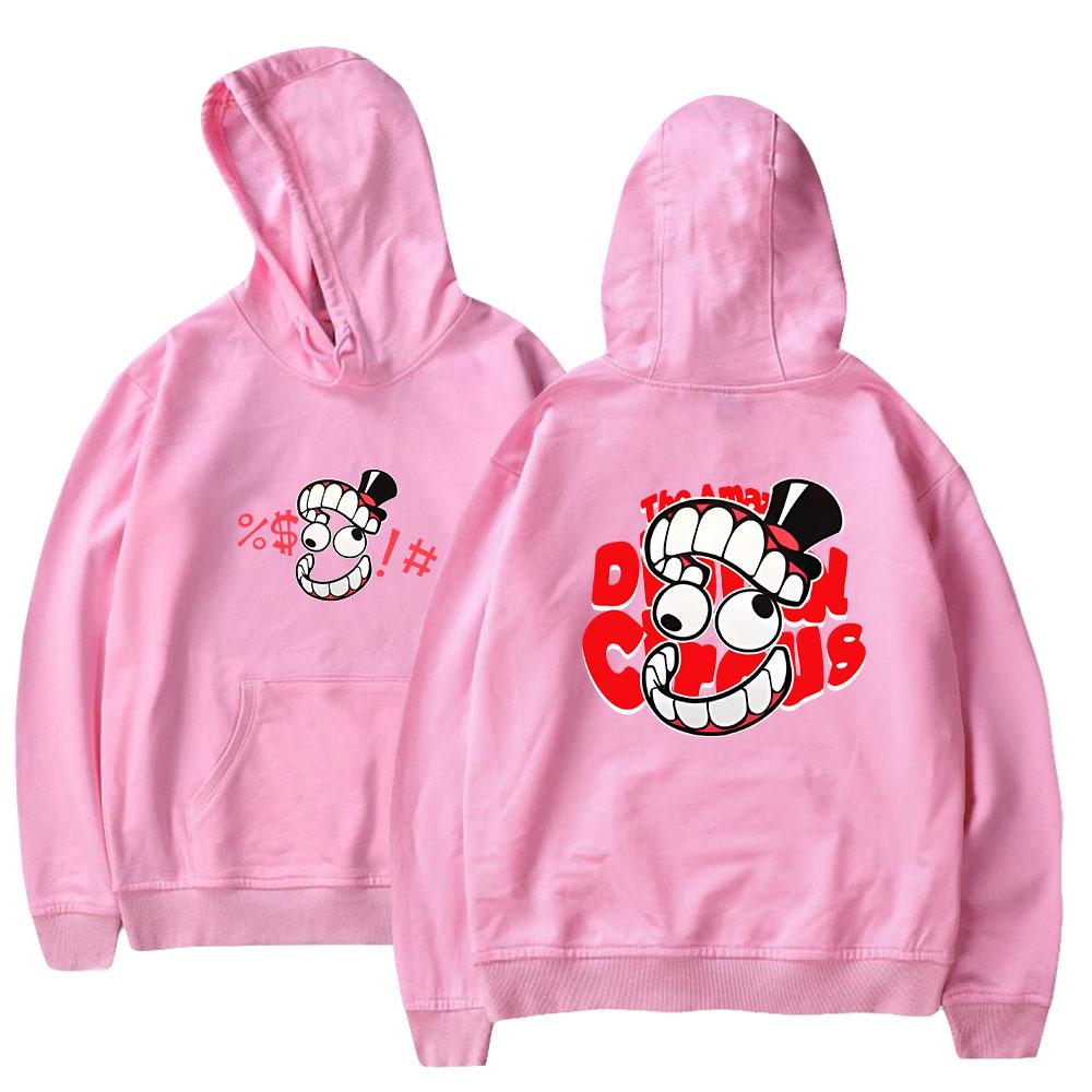 Unisex The Amazing Digital Circus Anime Hoodie Sweatshirt Graphic Printed Streetwear Hoodies for Couples Men Women