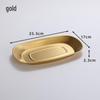 Korean Style Stainless Steel Rectangular Dinner Plate for Fish, Cold Dishes, Rice Noodles, BBQ, Vegetables, and Hot Pot Preparation.
