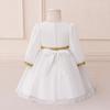 Embroidered Lace Formal Gown for Middle Eastern Girls - Princess Banquet & Evening Dress