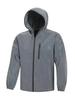 Men's Iridescent Reflective Hooded Windproof Jacket - Trendy Loose Fit, European & American Sizes