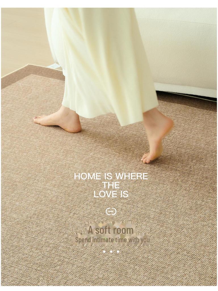 2025 Modern Chinese-style Living Room Carpet - Dirt-Resistant, Easy Care, Waterproof, Anti-Fouling, Thickened for Coffee Table/Sofa