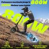 Yetişkin Elektrikli Scooter, 50-55 km Menzil, 800W Maksimum Motor, Katlanabilir, Güçlü, Çift Süspansiyon, Araziye Uygun, Ultra Hafif, TODIMART D6 Uygulaması ile