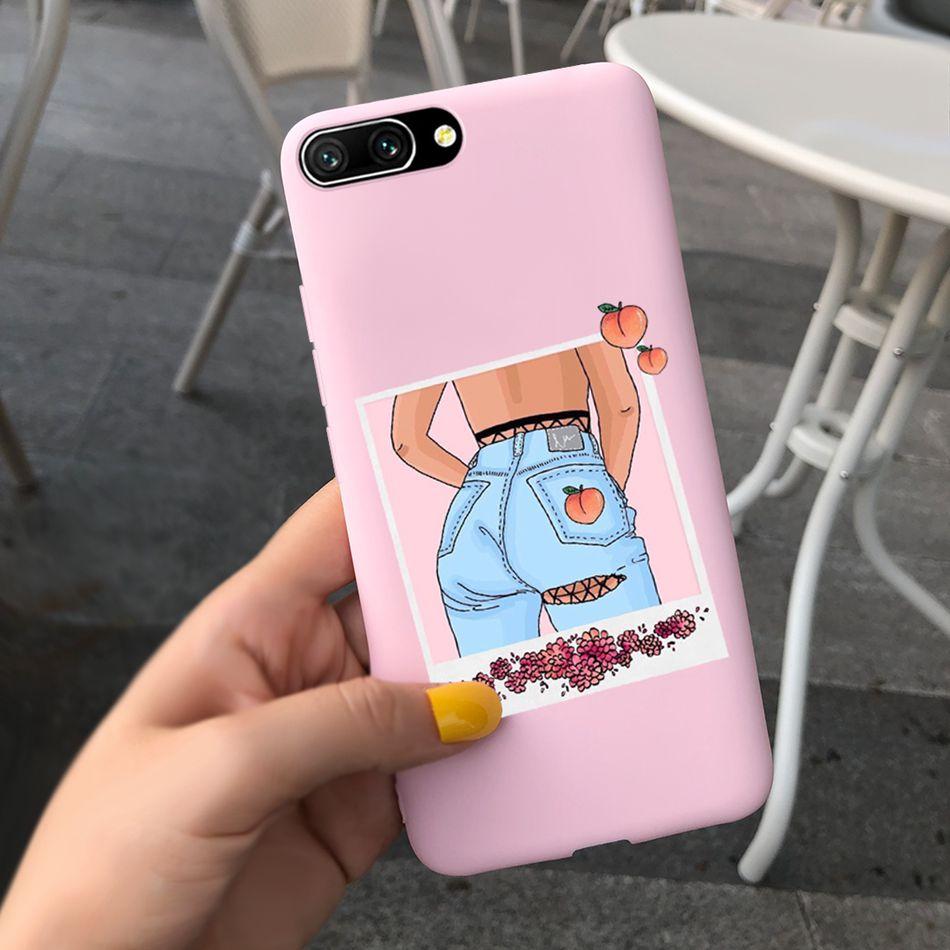Pretty Girl Sunflower Case For Huawei Honor 10 Phone Case Soft Silicone TPU Back Cover For Honor 10 COL-L29 L19 Funda Honor10