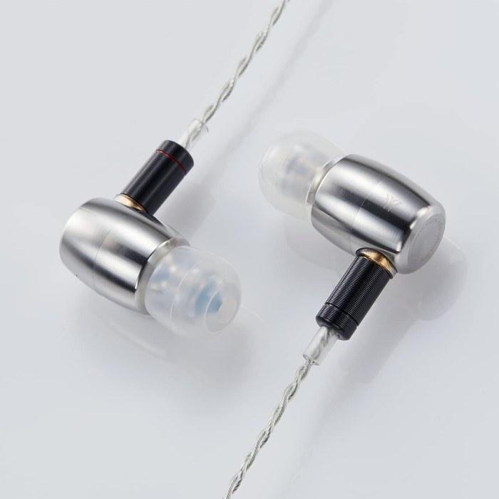 Radius HP-W200 Doblebe Series Stainless Steel High-Resolution Earphones: Ne High-Resolution MMCX Detachable Cable Stainless Alloy Housing