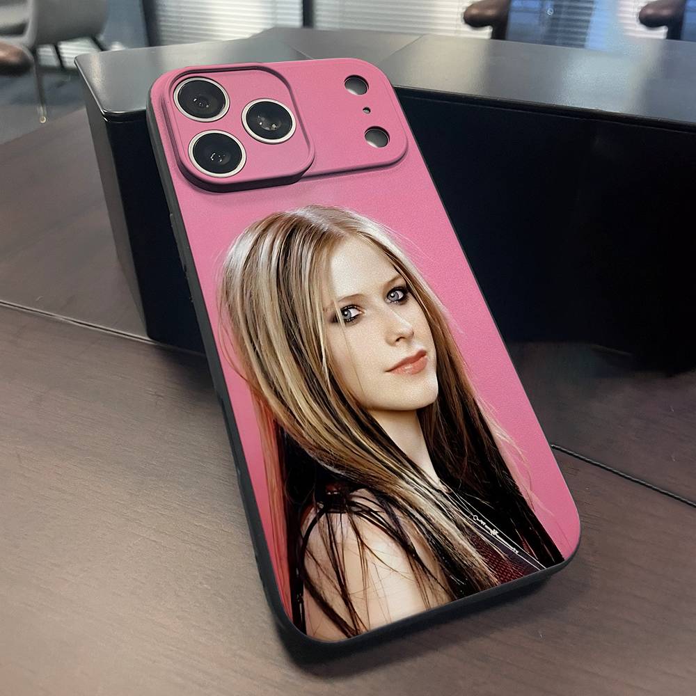 

A-Avril L-Lavigne Phone Case For iPhone 14,16,12,13,15,11,17,Pro,Max,Plus,E,Air,Mini Soft Cover iPhone17