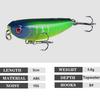 8pcs Fishing Lures Hard Bait 3D Eyes Floating Pencil Fishing Lure with Treble Hook