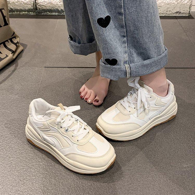 Summer New Platform Platform Sneaker Female Students Fashion Outerwear Leisure Sports Cortez Female Height Increasing