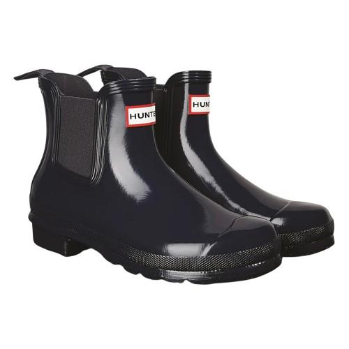 Hunter Dame/Damer Originale Glans Chelsea Boots