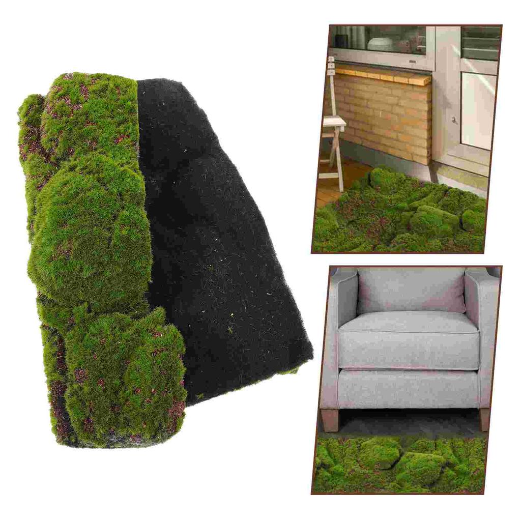 30X30Cm Lifelike Artificial Moss Mat Fake Green Turf Lawn Simulation Grass Carpet Decor For Balcony Room Landscape Plastic Safe