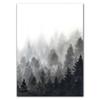Canvas Painting Desert Waterbuck Art Poster Black White Tree Leafs Forest Nature Wall Art Posters And Prints Wall Pictures