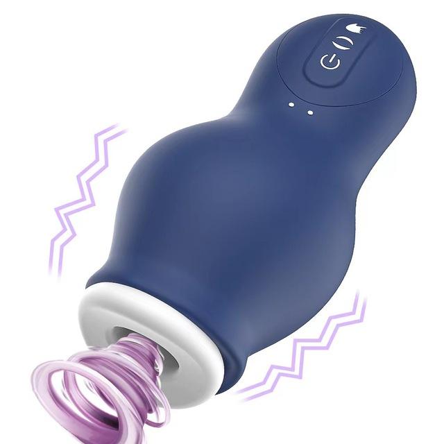Automatický sací stroj pro muže Orální vaginální vibrátor na penis Sexuální hračka pro muže Stroj na kouření s masturbačním pohárkem
