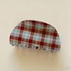 Koreanischer Eleganter Kürbisbogen Polka Dot Haarspange - Groß, Cremige Texturierte Hochsteckfrisur-Accessoire
