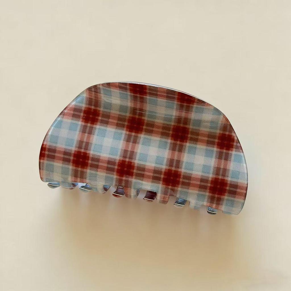 Koreanischer Eleganter Kürbisbogen Polka Dot Haarspange - Groß, Cremige Texturierte Hochsteckfrisur-Accessoire