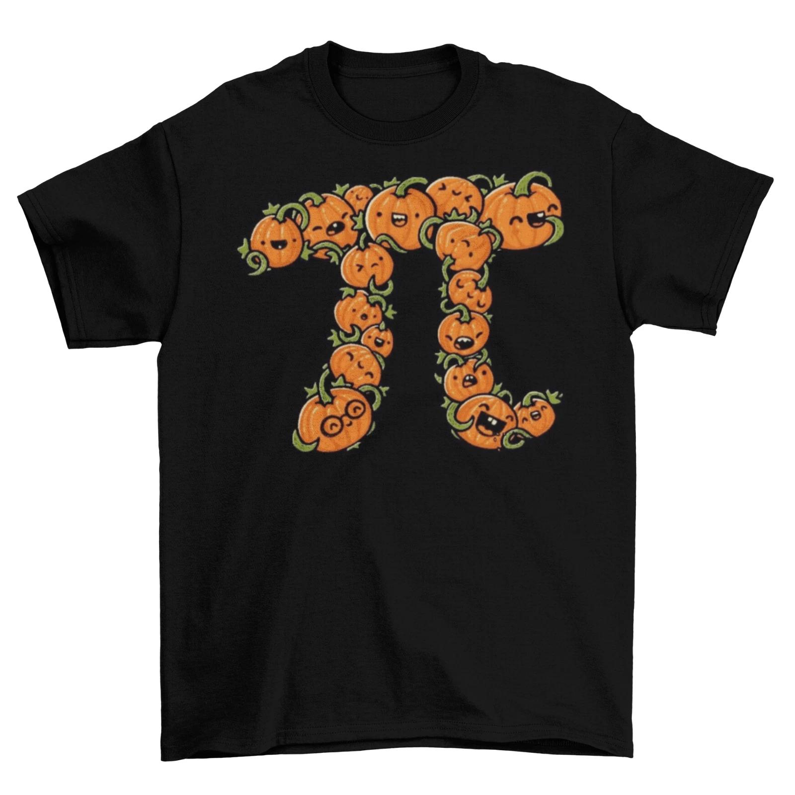 Pumpkin Pi T-Shirt Unisex Adult 3.14 Pie Math Halloween Funny Sizes New XS