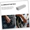 Boîtier en Aluminium 1032L pour Pédale Stomp Box - Boîtier pour Pédale de Guitare DIY Moulé sous Pression 254x71x52.5mm Avec Pieds en Caoutchouc Interrupteur à Bascule (Blan inachevé