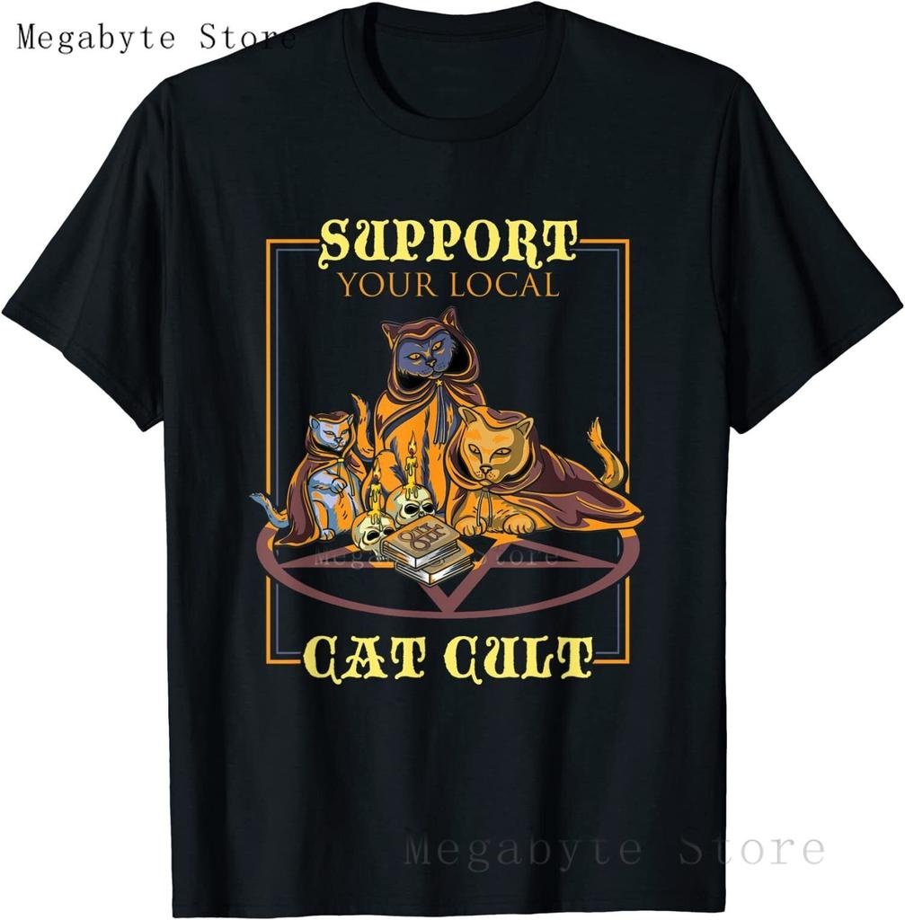 Pastel Goth T Shirt Unisex Women Kawaii Cartoon Gothic Cat Clothes Harajuku Shirt Unisex Graphic Tees FeUnisex Hip Hop Tshirt Unisex