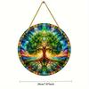 20Cm Tree of Life Series--Window Catcher Color Acrylic Window Decoration Home Decoration Garden Outdoor Pendants, Gifts, Pendants