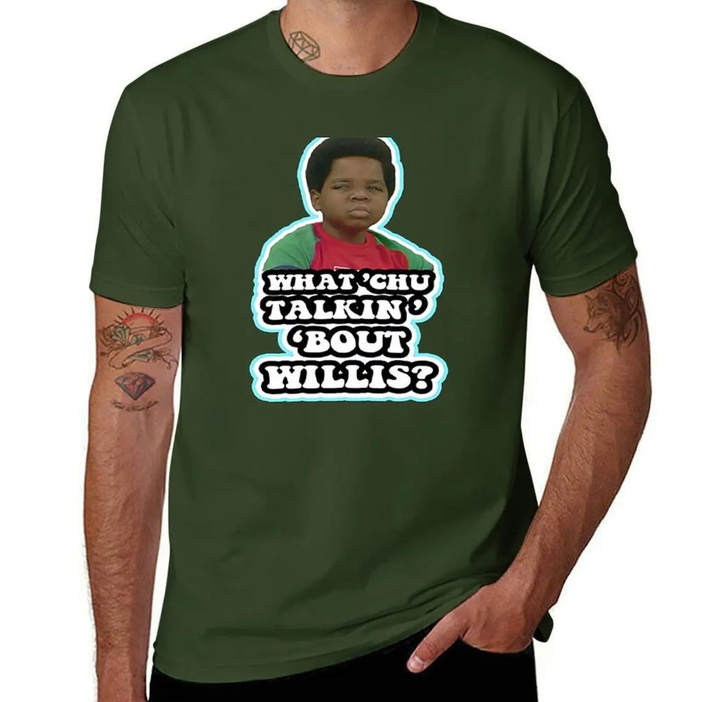 Whatchu talkin bout Willis Gary ColeUnisex Different Strokes TShirt plus sizes customizeds customs sports fans t shirts Unisex