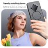 Solid Color Frosted TPU Phone Case for HONOR X9d,X9c Smart Decorative MagSafe‑Style Ring Print Cover