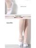 Korean Traditional White Hook Canvas Dance Shoes - Flat Indoor Practice Shoes, Model 10053